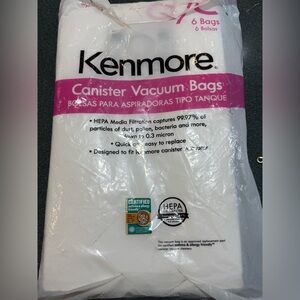 Kenmore style Q/C replaces 50557,50558 Canister 6 Vacuum Cleaner bags